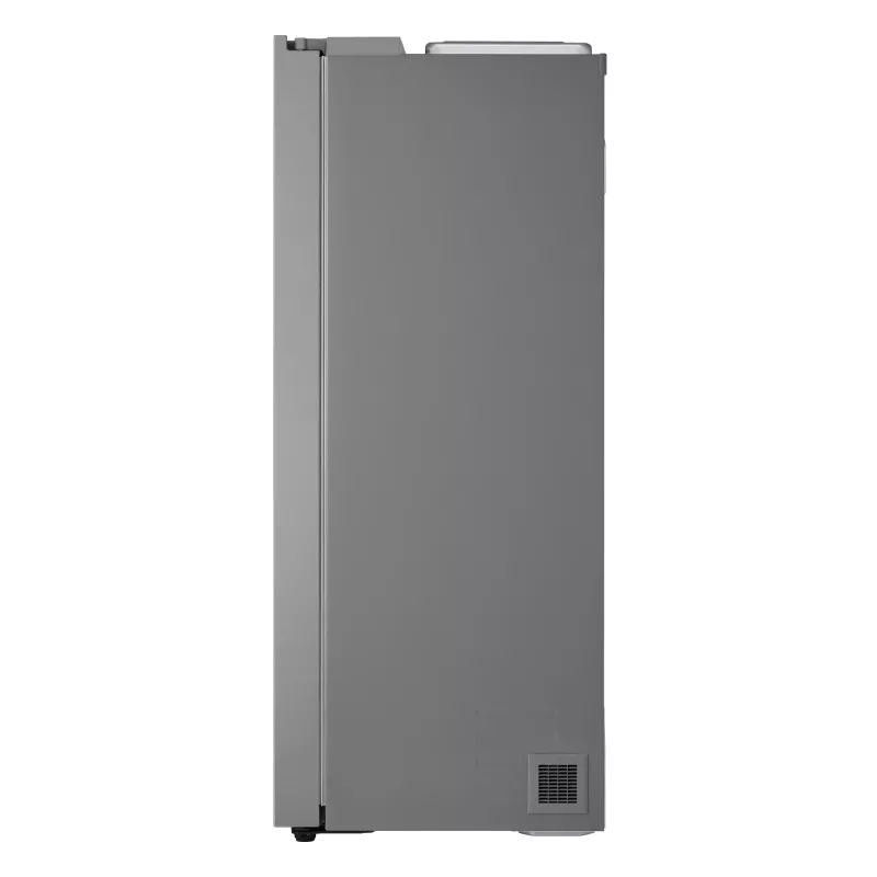 LG GSLC41PYPE sānu pret sānu ledusskapis, 641 l kopā, ledusskapis 420 l / saldētava 221 l, brīvstāvošs, sudraba