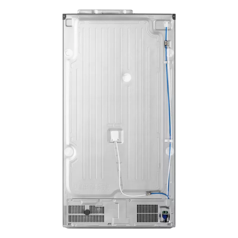 LG GSLC41PYPE sānu pret sānu ledusskapis, 641 l kopā, ledusskapis 420 l / saldētava 221 l, brīvstāvošs, sudraba