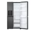 LG GSLC41EPPE sānu-pret-sānu ledusskapis Brīvstāvoša 641 l Melna