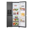 LG GSLC41EPPE sānu-pret-sānu ledusskapis Brīvstāvoša 641 l Melna