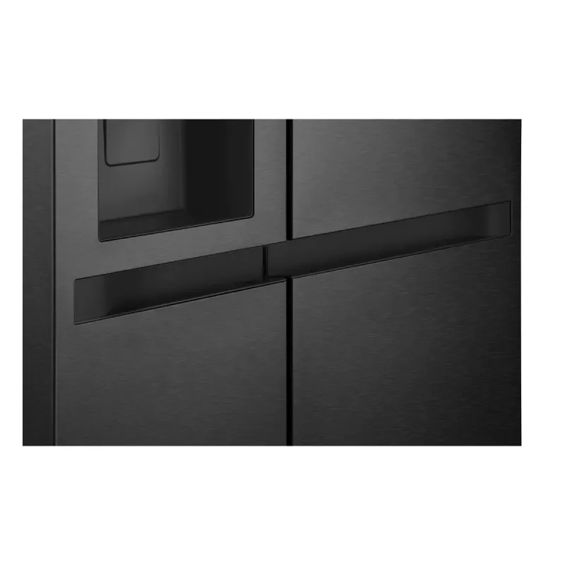 LG GSLC41EPPE sānu-pret-sānu ledusskapis Brīvstāvoša 641 l Melna