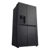 LG GSLC41EPPE sānu-pret-sānu ledusskapis Brīvstāvoša 641 l Melna