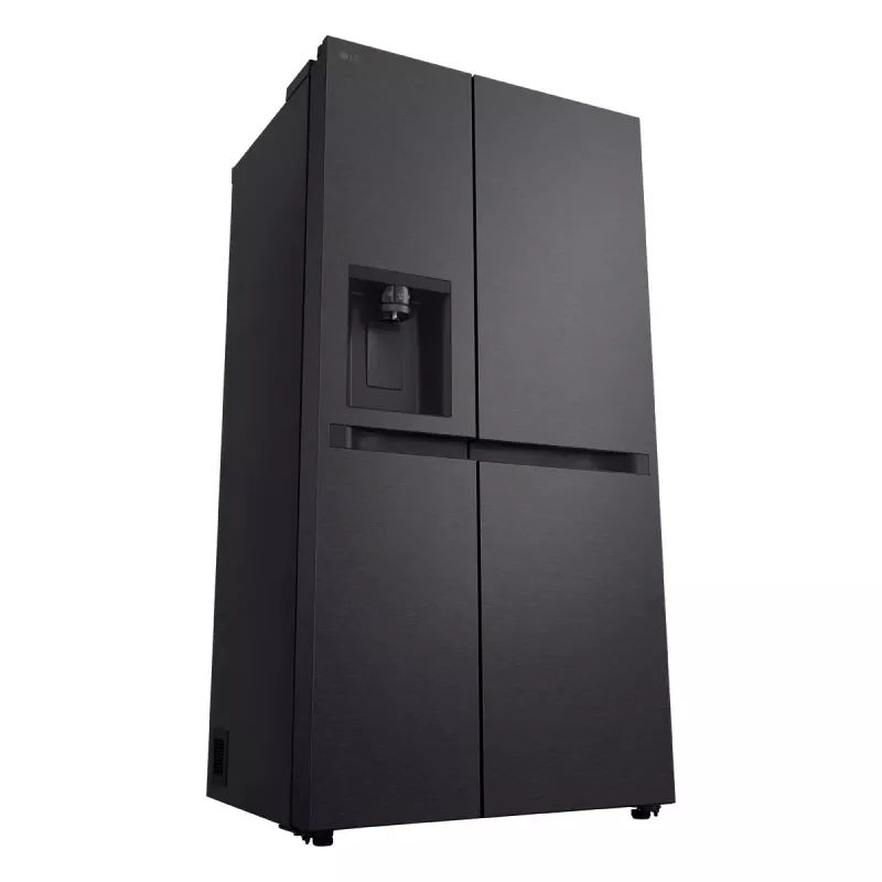 LG GSLC41EPPE sānu-pret-sānu ledusskapis Brīvstāvoša 641 l Melna