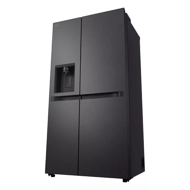 LG GSLC41EPPE sānu-pret-sānu ledusskapis Brīvstāvoša 641 l Melna