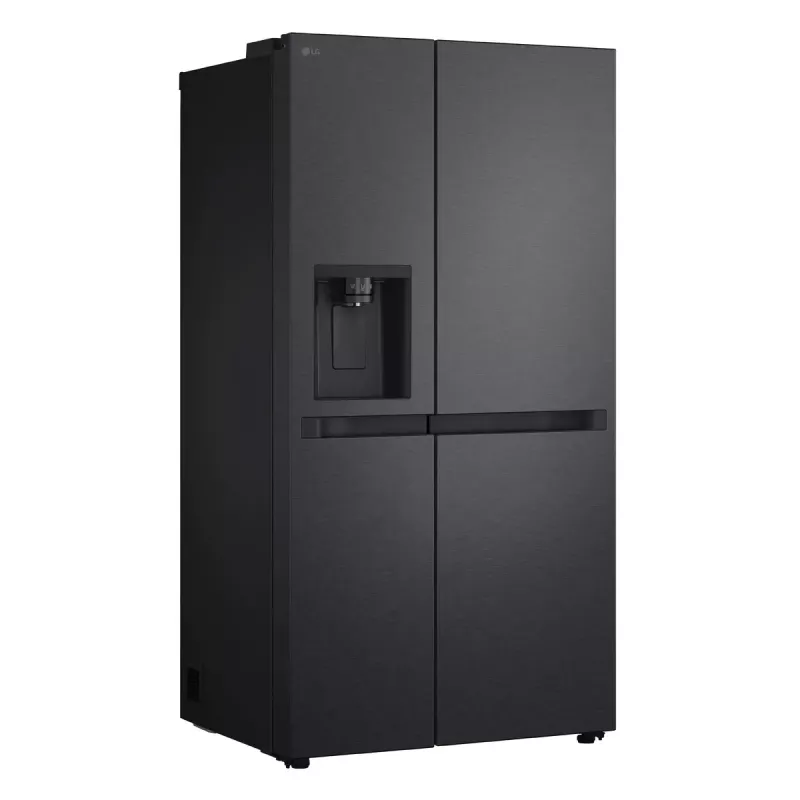 LG GSLC41EPPE sānu-pret-sānu ledusskapis Brīvstāvoša 641 l Melna