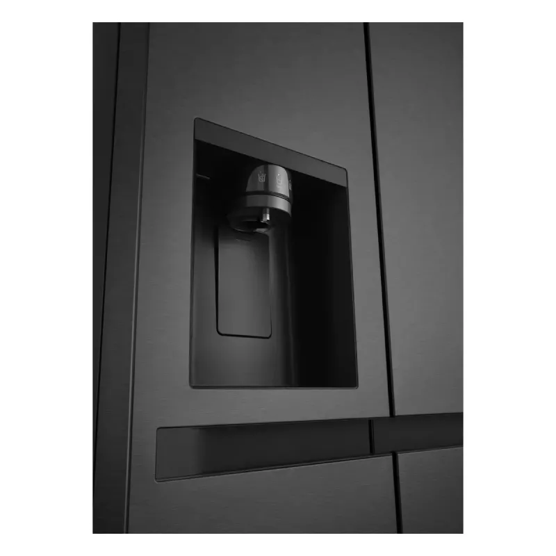 LG GSLC41EPPE sānu-pret-sānu ledusskapis Brīvstāvoša 641 l Melna