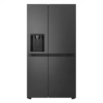 LG GSLC41EPPE sānu-pret-sānu ledusskapis Brīvstāvoša 641 l Melna