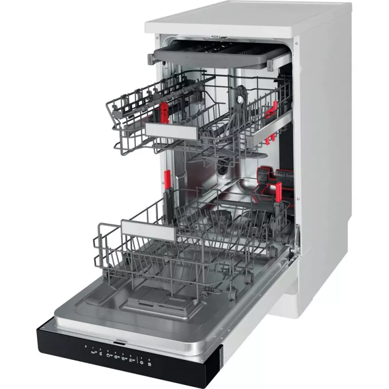 Whirlpool WSFO 3O34 PF Brīvstāvoša 10 galda piederumu komplektiem