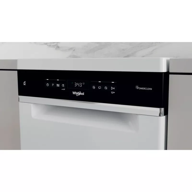 Whirlpool WSFO 3O34 PF Brīvstāvoša 10 galda piederumu komplektiem