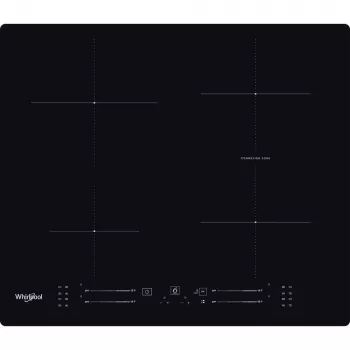 Whirlpool WB S2560 NE melna iebūvējama 59 cm zonu indukcijas plīts virsma 4 zonām