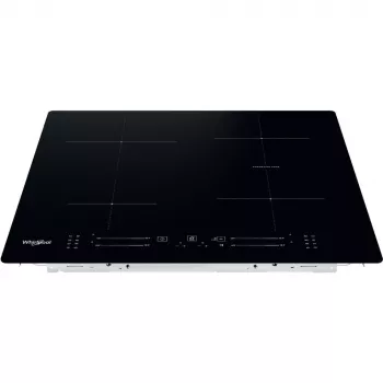 Whirlpool WB S2560 NE melna iebūvējama 59 cm zonu indukcijas plīts virsma 4 zonām