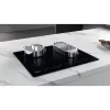 Whirlpool WB S2560 NE melna iebūvējama 59 cm zonu indukcijas plīts virsma 4 zonām