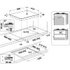 Whirlpool AKTL 629/S Sudraba Iebūvējamā gāzes plīts virsma 4 degļu zona(s)