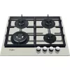 Whirlpool AKTL 629/S Sudraba Iebūvējamā gāzes plīts virsma 4 degļu zona(s)