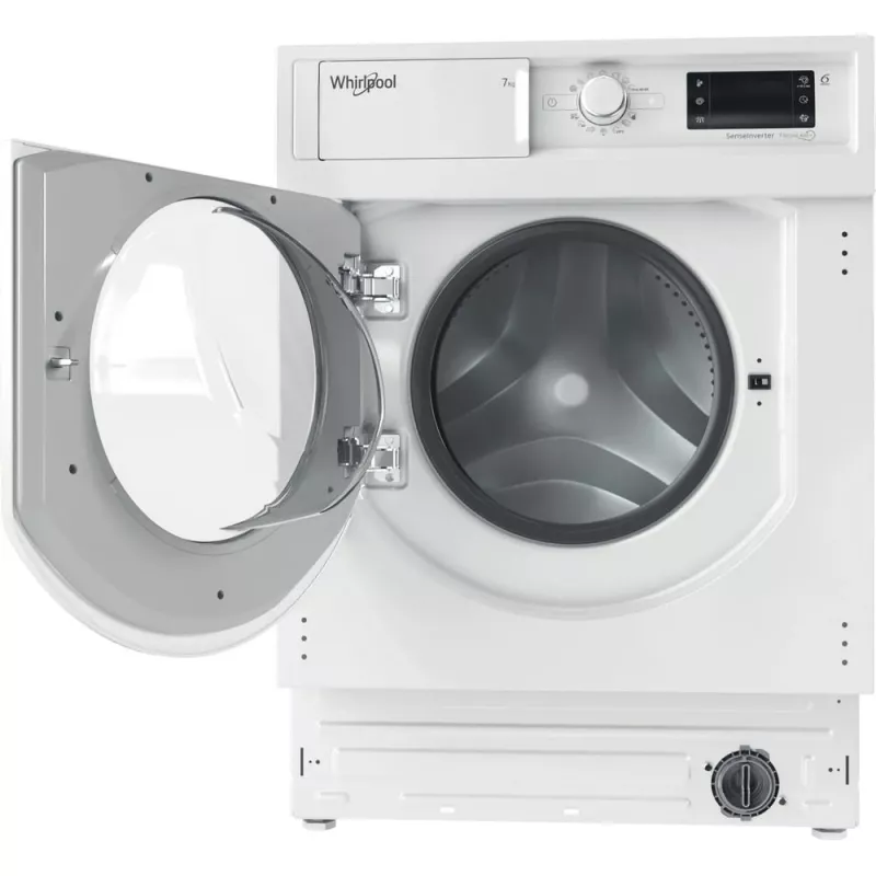 Whirlpool BI WMWG 71483E EU N veļas mašīna ar priekšējo ielādi 7 kg 1351 apgr./min. Balta
