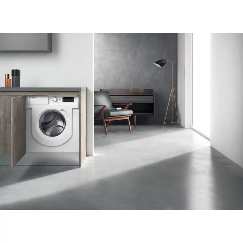 Whirlpool BI WMWG 71483E EU N veļas mašīna ar priekšējo ielādi 7 kg 1351 apgr./min. Balta