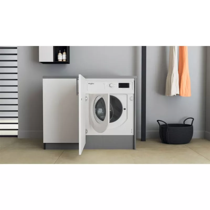Whirlpool BI WMWG 71483E EU N veļas mašīna ar priekšējo ielādi 7 kg 1351 apgr./min. Balta