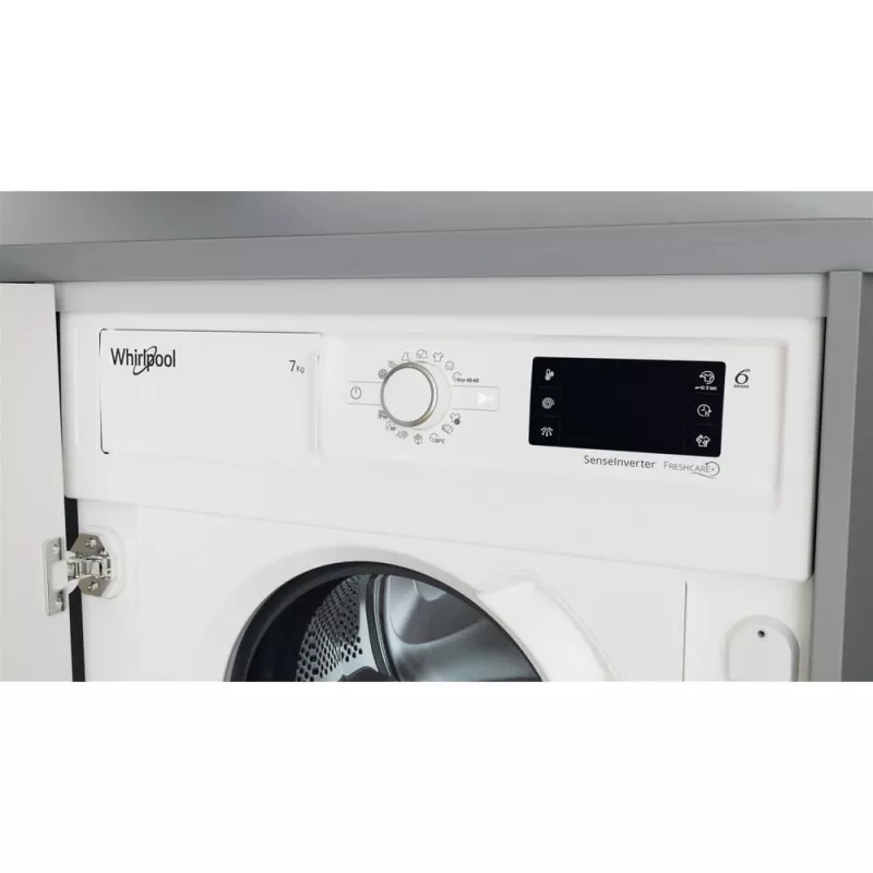 Whirlpool BI WMWG 71483E EU N veļas mašīna ar priekšējo ielādi 7 kg 1351 apgr./min. Balta