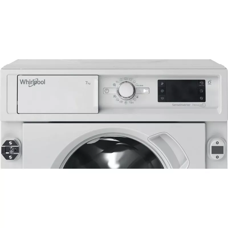 Whirlpool BI WMWG 71483E EU N veļas mašīna ar priekšējo ielādi 7 kg 1351 apgr./min. Balta