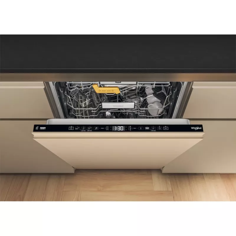Whirlpool MaxiSpace W8I HT58 T pilnībā iebūvēta 14 galda piederumu komplekti