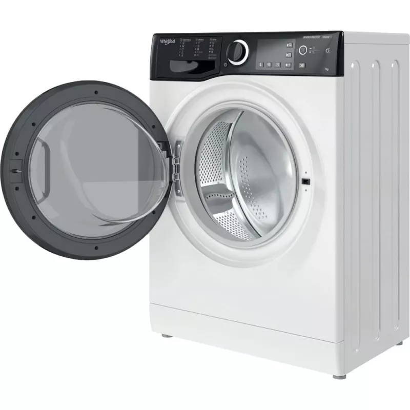Whirlpool WRSB 7259 D EU veļas mazgājamā mašīna ar priekšējo ielādi 7 kg 1151 RPM melna, balta