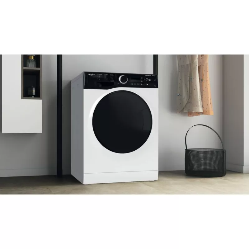 Whirlpool WRSB 7259 D EU veļas mazgājamā mašīna ar priekšējo ielādi 7 kg 1151 RPM melna, balta
