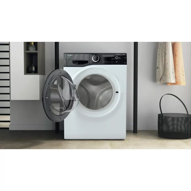 Whirlpool WRSB 7259 D EU veļas mazgājamā mašīna ar priekšējo ielādi 7 kg 1151 RPM melna, balta