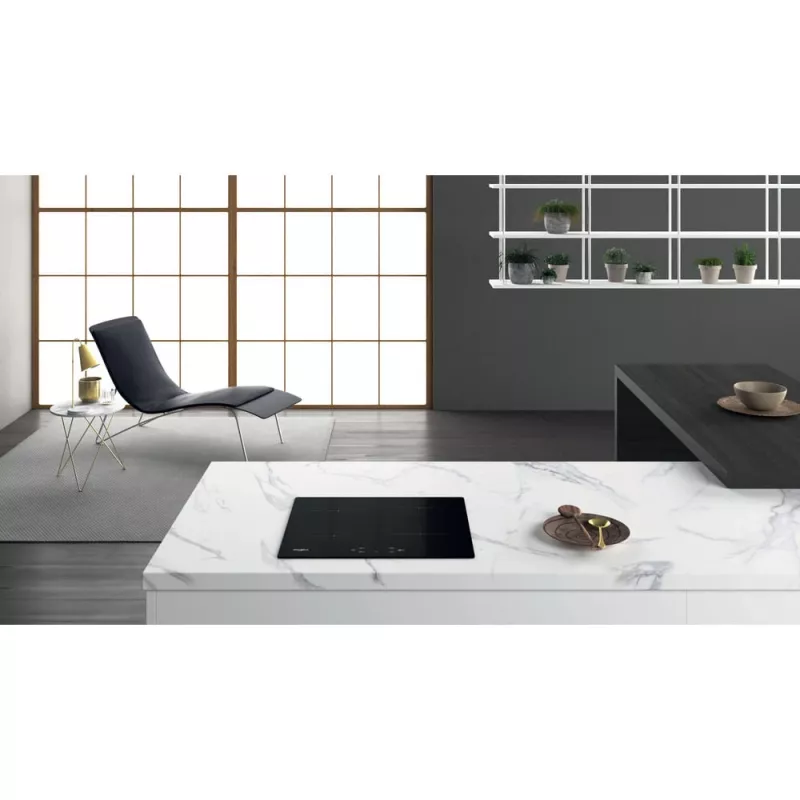 Whirlpool WS Q2160 NE melna iebūvējama 59 cm indukcijas plīts virsma ar 4 zonām