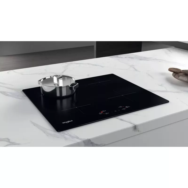 Whirlpool WS Q2160 NE melna iebūvējama 59 cm indukcijas plīts virsma ar 4 zonām