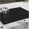 Whirlpool WS Q2160 NE melna iebūvējama 59 cm indukcijas plīts virsma ar 4 zonām