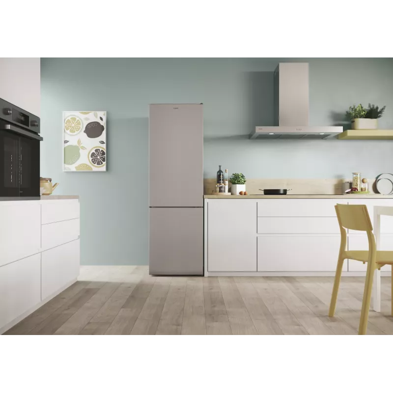 Candy City Combi CCT3L517ES brīvstāvošs 260 L sudraba