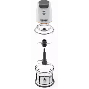Mini chopper Kenwood EasyChop CHP61 500W, kompakts virtuves kombains smalcināšanai, blendēšanai un biezeņu gatavošanai