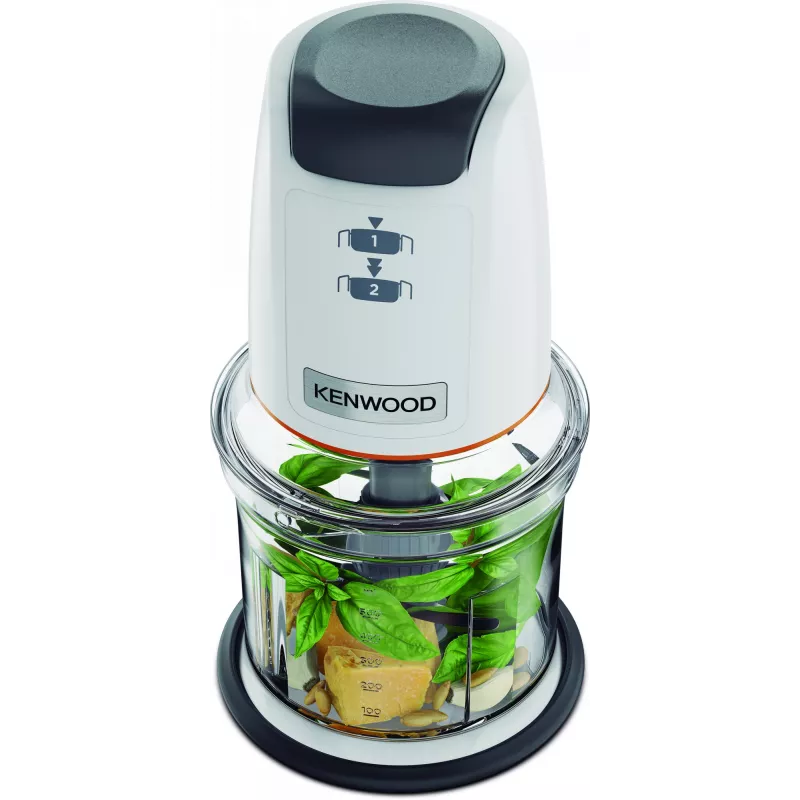 Mini chopper Kenwood EasyChop CHP61 500W, kompakts virtuves kombains smalcināšanai, blendēšanai un biezeņu gatavošanai