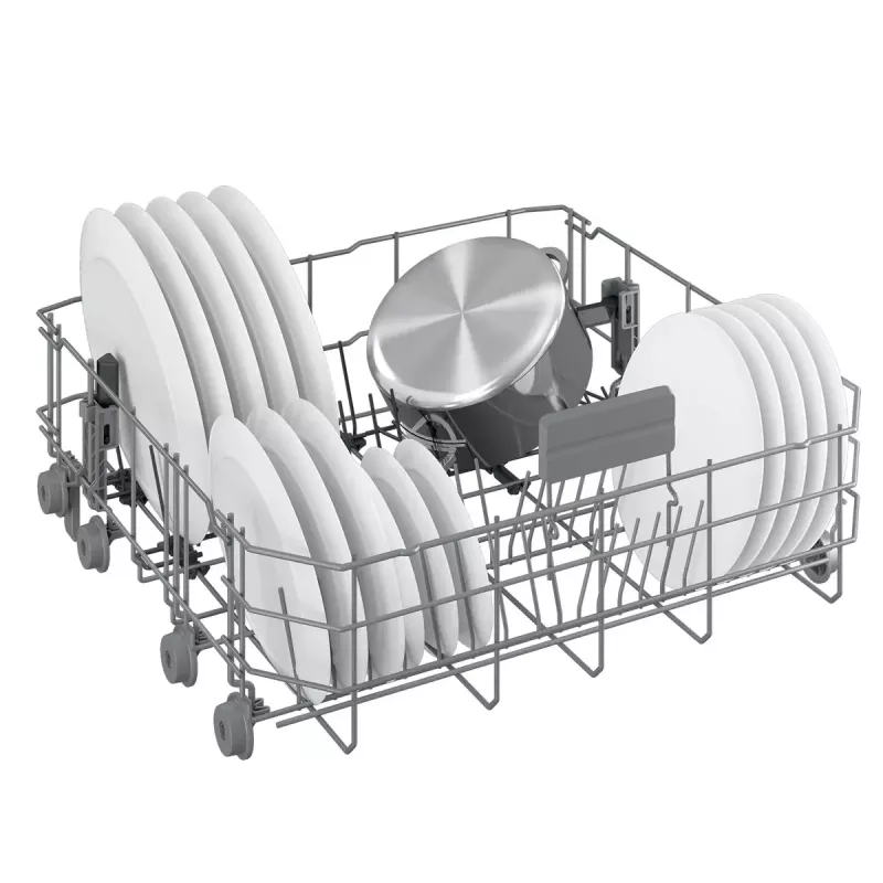 Brīvi stāvoša trauku mazgājamā mašīna BEKO BDFN26530X, pilna izmēra 60 cm, 15 galda piederumu komplekti, 44 dB, 6 programmas