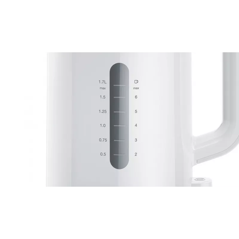 Braun WK 1100 WH elektriskā tējkanna 1,7 L 2200 W Balta