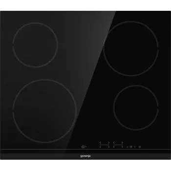 Gorenje ECT641BCSC plīts virsma Melna Iebūvējama 60 cm Keramiskā plīts virsma 4 zonu(as)