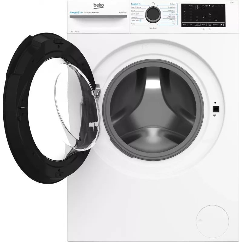 Veļas mašīna BEKO BM3WFSU49415WB ar priekšējo ielādi 9 kg 1400 apgr./min balta, Energoefektivitātes klase A