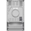 Gorenje 740742 plīts Brīvi stāvoša plīts Elektriskā Zonas indukcijas plīts virsma Melna, Nerūsējošais tērauds