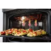 Gorenje 740742 plīts Brīvi stāvoša plīts Elektriskā Zonas indukcijas plīts virsma Melna, Nerūsējošais tērauds
