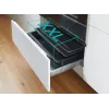 Gorenje 740742 plīts Brīvi stāvoša plīts Elektriskā Zonas indukcijas plīts virsma Melna, Nerūsējošais tērauds