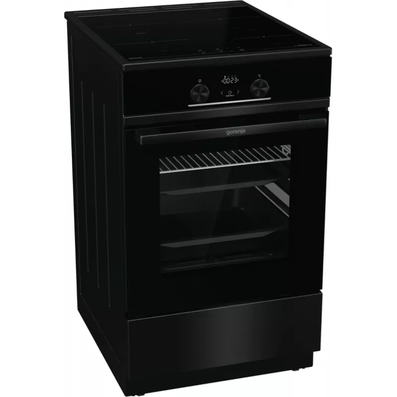 Gorenje GEIT5C60BPG Brīvi stāvoša plīts Elektriskā Keramiskā plīts virsma Melna
