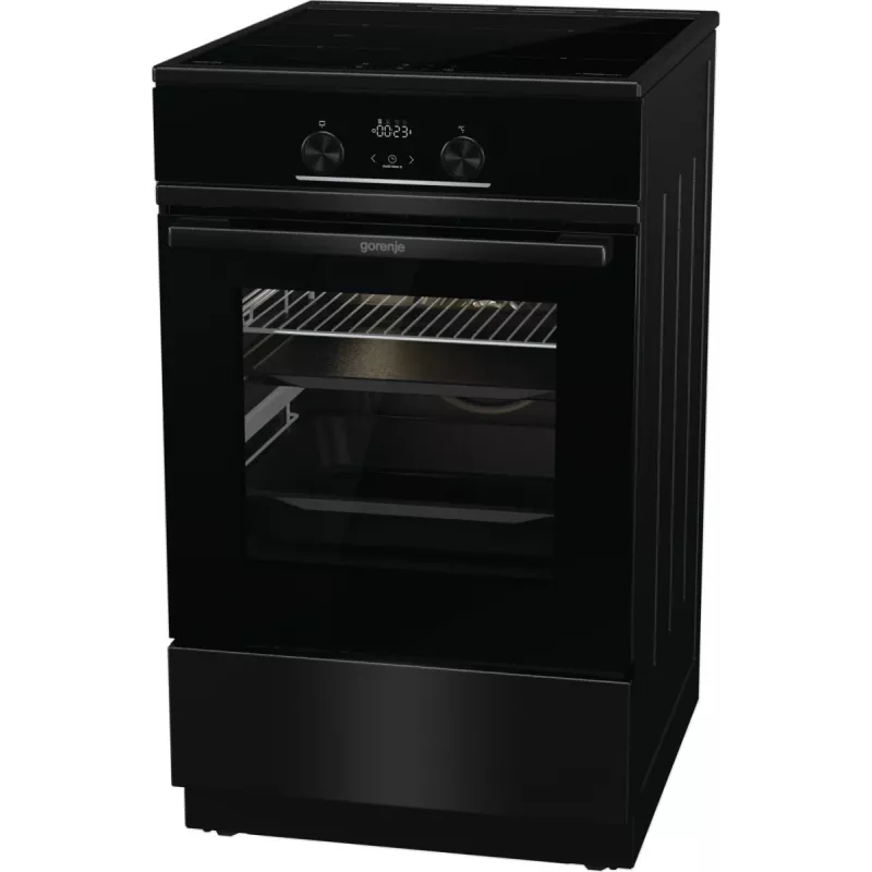 Gorenje GEIT5C60BPG Brīvi stāvoša plīts Elektriskā Keramiskā plīts virsma Melna