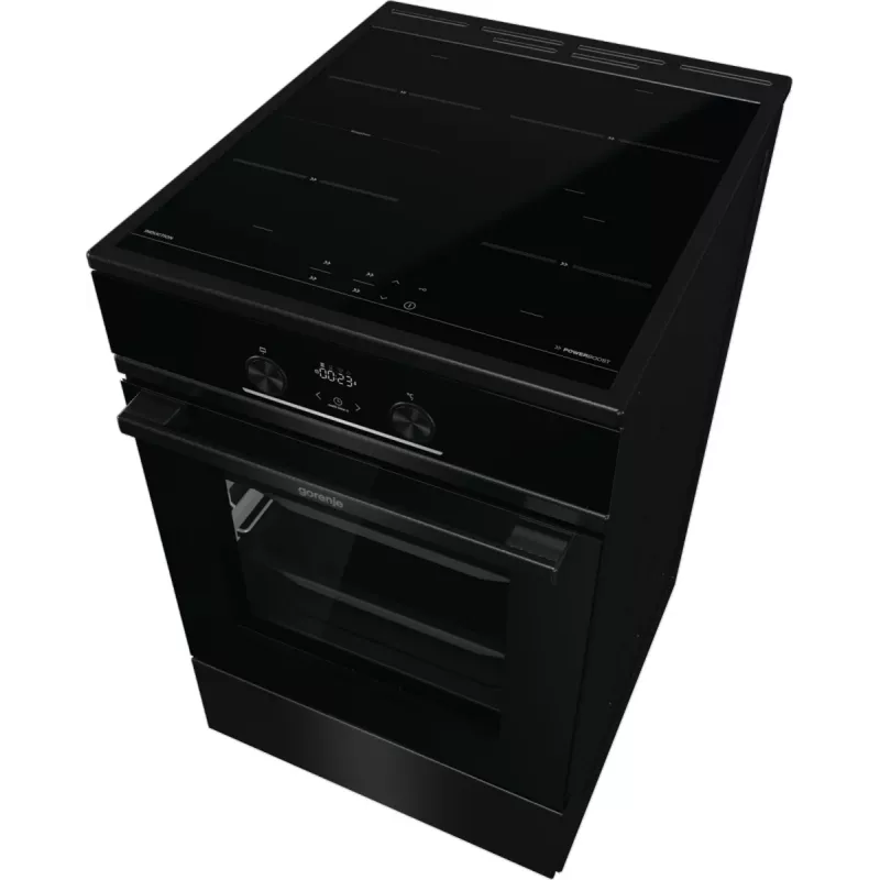 Gorenje GEIT5C60BPG Brīvi stāvoša plīts Elektriskā Keramiskā plīts virsma Melna