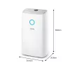 Philips 3000 series DE3306/11 sausinātājs 4 L 51 dB Balta, Gaiši pelēka