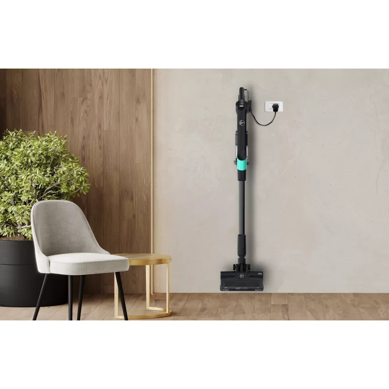 Hoover HF210P 011 2-in-1 bezvada putekļsūcējs Ar bateriju Sausā tīrīšana EPA Bez putekļu maisiņa 165 W Tirkīzzils