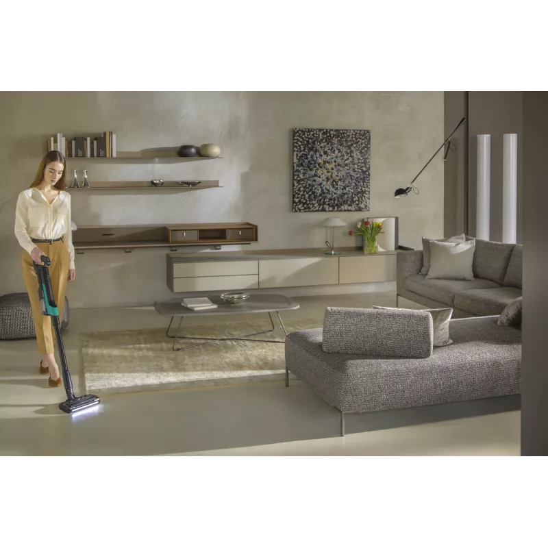 Hoover HF210P 011 2-in-1 bezvada putekļsūcējs Ar bateriju Sausā tīrīšana EPA Bez putekļu maisiņa 165 W Tirkīzzils