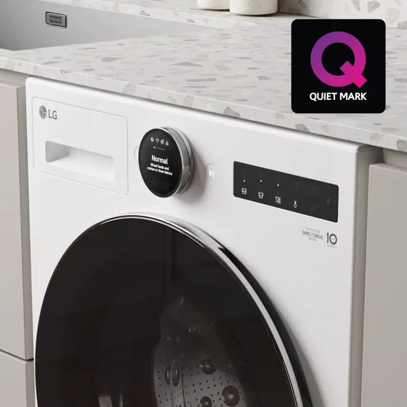 LG F4X7011TWS priekšpuses ielādes veļas mazgājamā mašīna 11 kg 1400 apgr./min balta