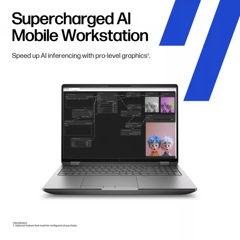 Portatīvais dators HP ZBG1i16 U9 285HX 16 64GB 1T PC Nordics