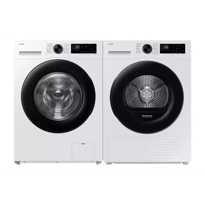 Samsung DV90DG52A0AELE veļas žāvētājs Brīvstāvoša Ielādēšana no priekšas 9 kg Balta