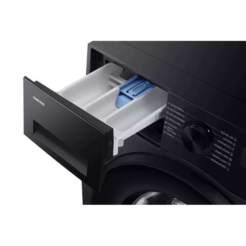 Samsung WW90DG5G34ABLE veļas mašīna Ielādējama no priekšpuses 9 kg 1400 RPM Melna